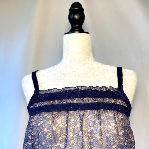 AMERICAN EAGLE   Top Sleeveless Blouse adjustable Small - Picture 4 of 9